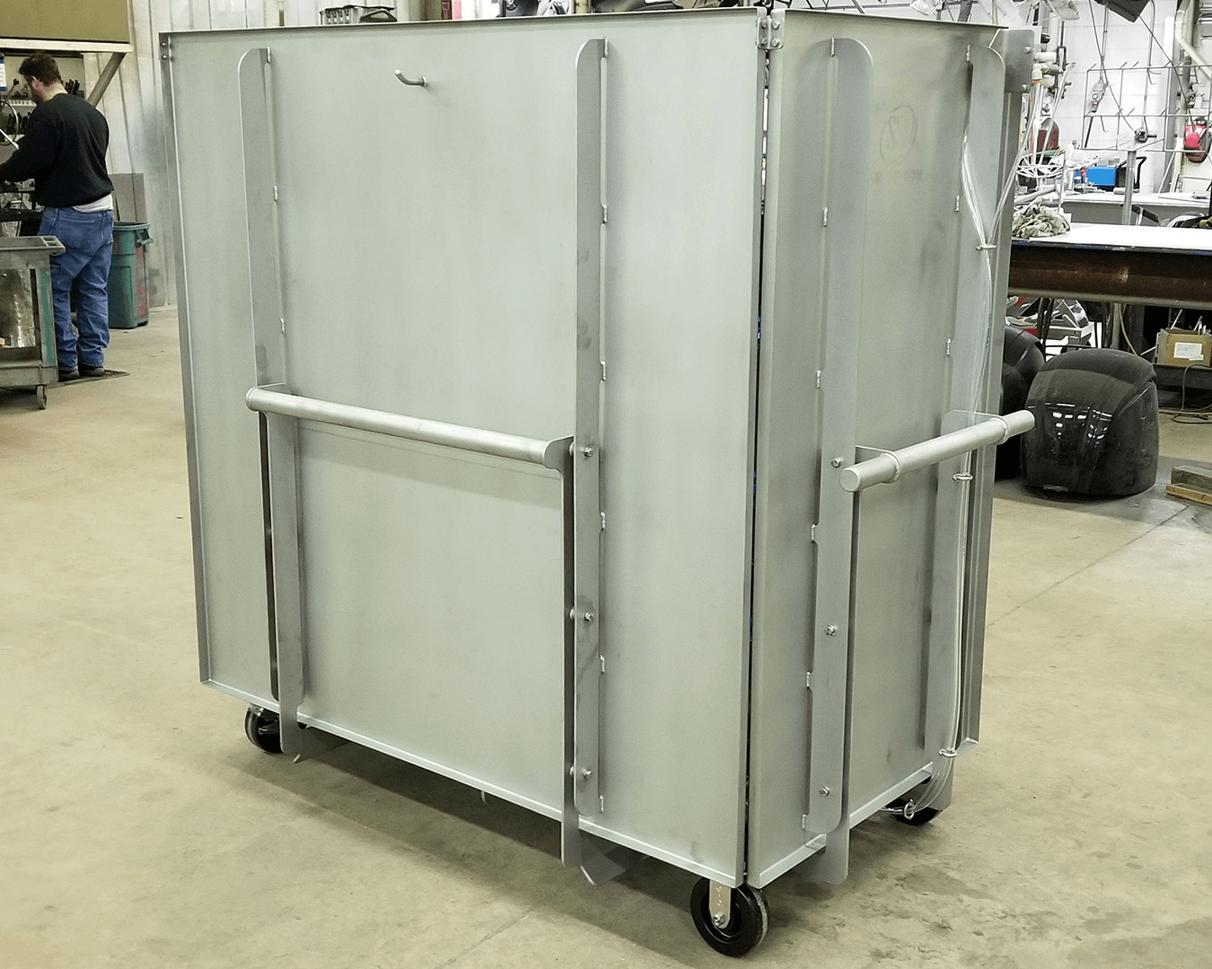 stainless lift cart