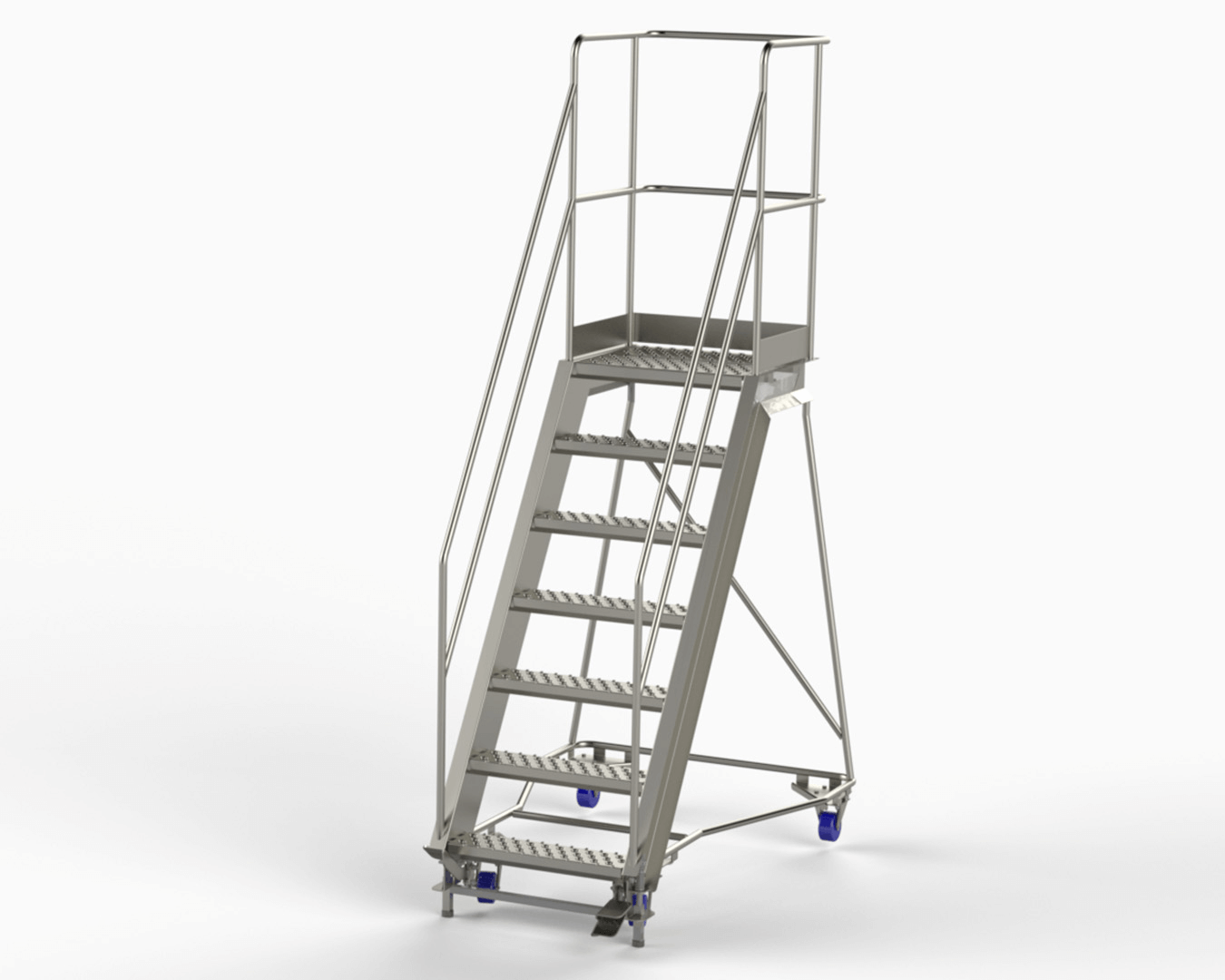 stainless rolling access platform