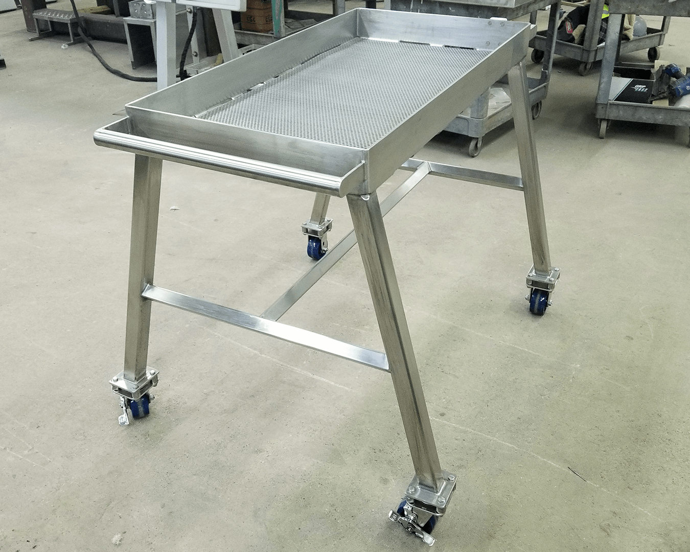 sanitary stainless cart